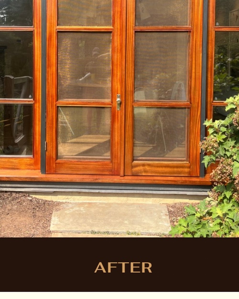 The same doors after restoration